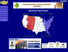 Tablet Screenshot of americantimezones.com